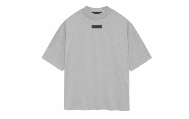 Fear of God Essentials Crewneck Tee Heather Grey Sz Medium
