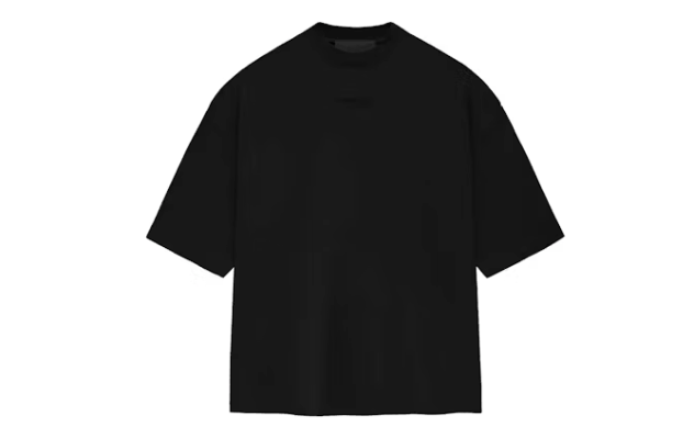 Fear of God Essentials Small Logo Tee Jet Black Sz Small