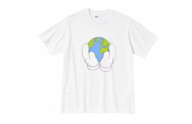 KAWS x Uniqlo Peace For All S/S Graphic T-shirt (US Sizing) White Sz Large