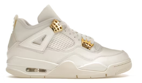 Jordan 4 Retro Metallic Gold (Women's) SZ 11 (MENS 9.5) NO LID