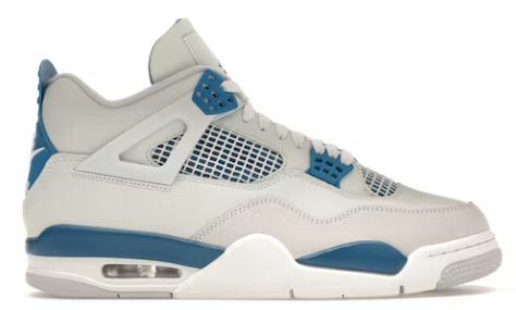 Jordan 4 Retro Military Blue (2024) SZ 8.5 USED NO BOX