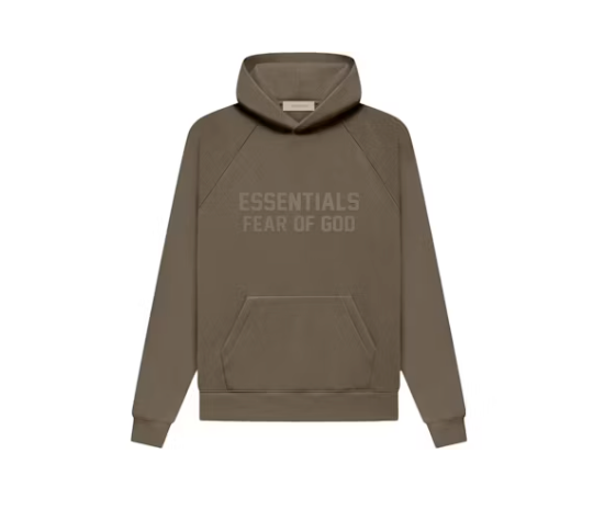 Fear of God Essentials Hoodie Wood Sz Medium