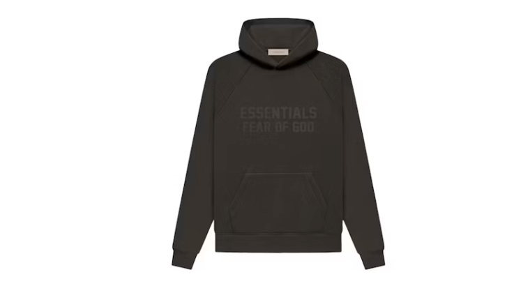 Fear of God Essentials Hoodie Off Black Sz Small