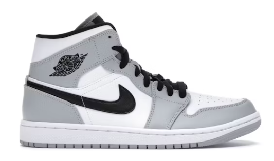 Jordan 1 Mid Light Smoke Grey SZ 10