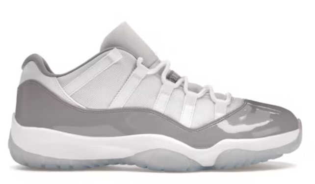 Jordan 11 Retro Low Cement Grey SZ 12