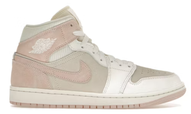 Jordan 1 Mid SE Seersucker (Women's) SZ 9.5W/8M