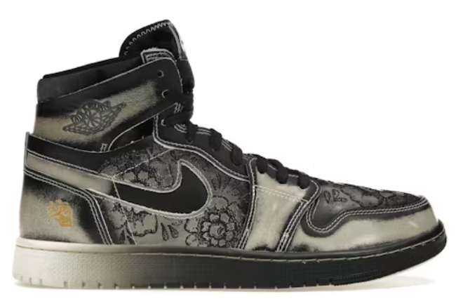 Jordan 1 High Zoom Air CMFT 2 Día De Muertos SZ 7.5 MISSING LID