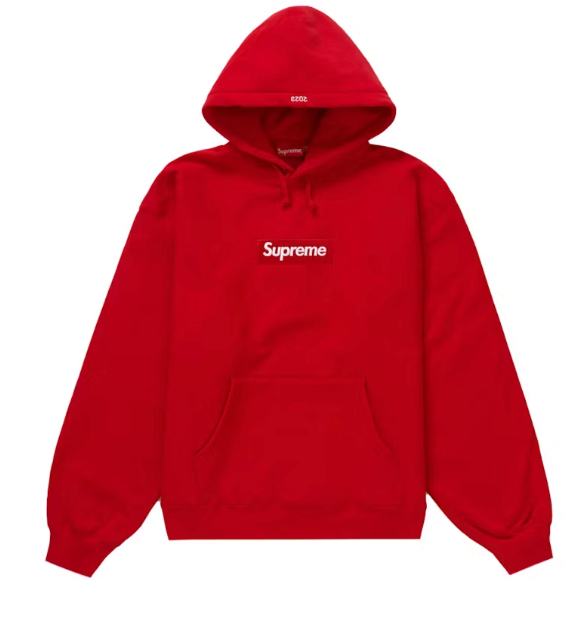 Supreme Box Logo Hoodie Red Sz Medium