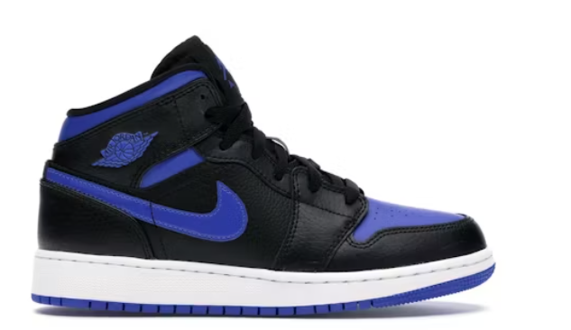 Jordan 1 Mid Royal (2020) (GS) SZ 4Y