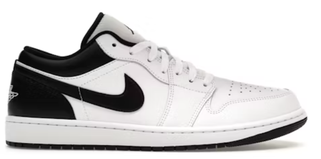 Jordan 1 Low White Black SZ 8 MISSING LID