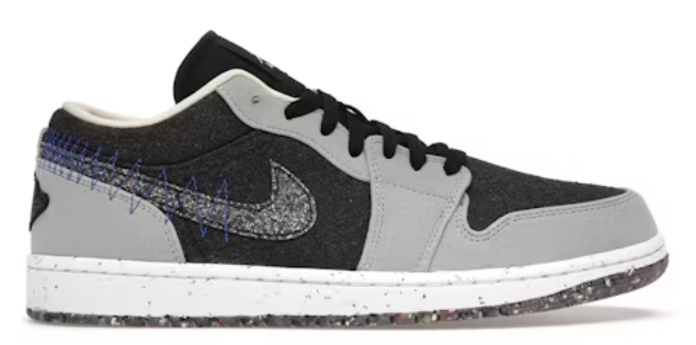 Jordan 1 Low SE Crater Black Grey SZ 9