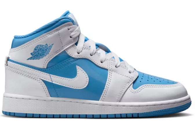 Jordan 1 Mid Legend Blue (GS) SZ 7Y MISSING LID