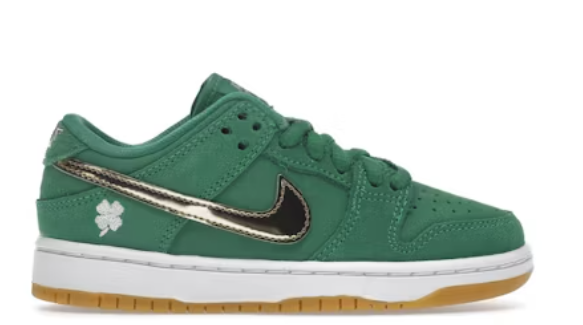 Nike SB Dunk Low St. Patrick's Day (PS) (2022) SZ 10.5C MISSING LID