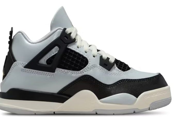 Jordan 4 Retro Platinum Gold (PS) SZ 2.5Y MISSING LID