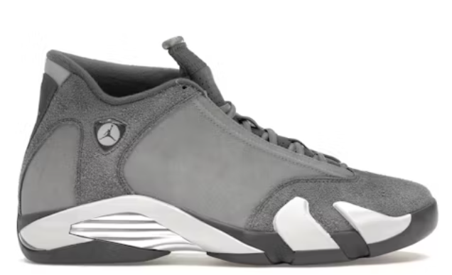Jordan 14 Retro Flint Grey SZ 11.5 MISSING LID