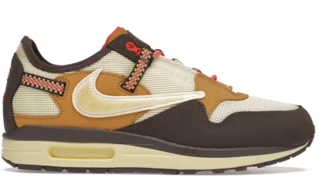 Nike Air Max 1 Travis Scott Cactus Jack Baroque Brown SZ 11.5 USED