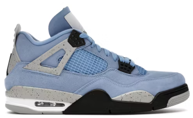 Jordan 4 Retro University Blue SZ 10