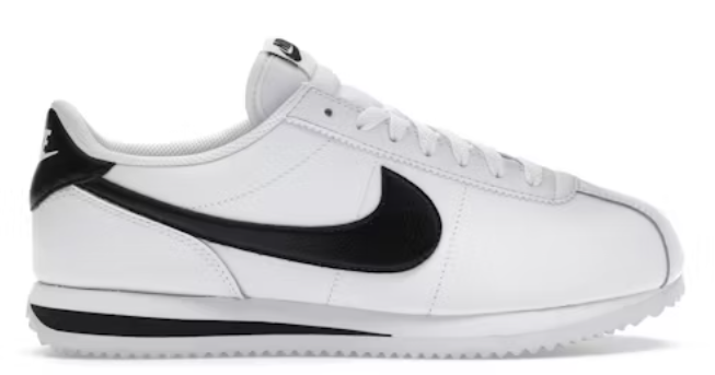 Nike Cortez Leather White Black (Women's) SZ 9.5W/8M