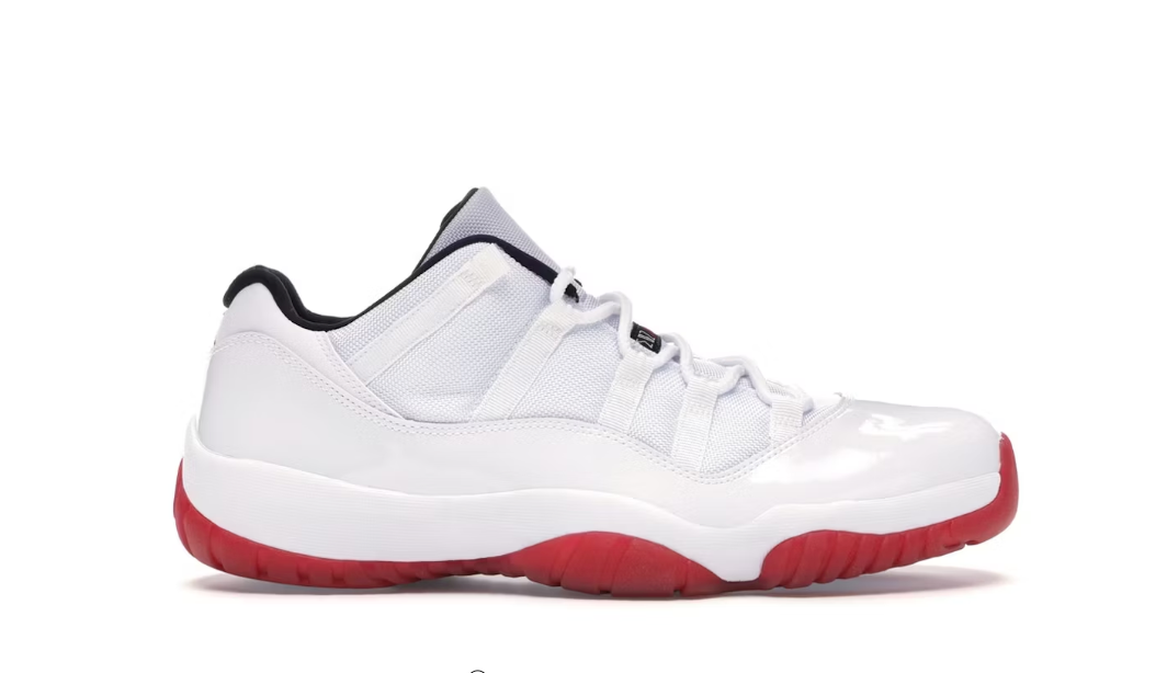 Jordan 11 Retro Low White Red (2012) Sz 12 no box