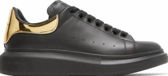 Alexander McQueen Sneaker Black Gold SZ 43 USED