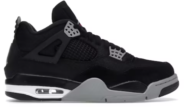 Jordan 4 Retro SE Black Canvas SZ 9.5