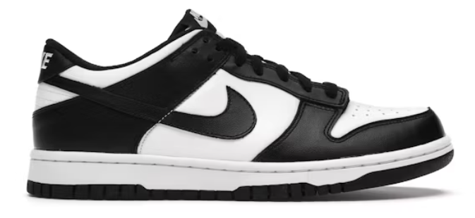Nike Dunk Low Retro White Black Panda (GS) SZ 6Y