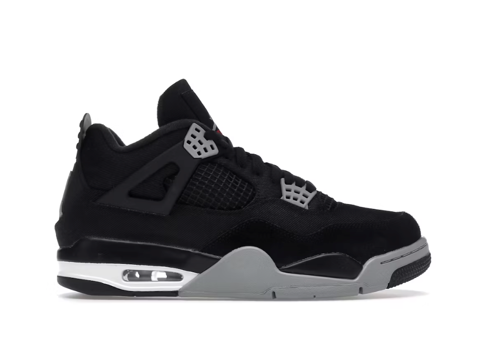 Jordan 4 Retro SE Black Canvas Sz 10.5