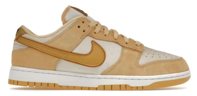 Nike Dunk Low Celestial Gold Suede (Women's) SZ 7 MISSING LID REP BOX