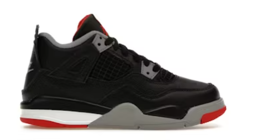 Jordan 4 Retro Bred Reimagined (PS) SZ 3Y MISSING LID