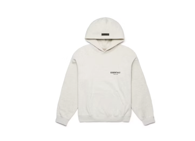 Fear of God Essentials Hoodie Light Oatmeal Sz Small DEFECT