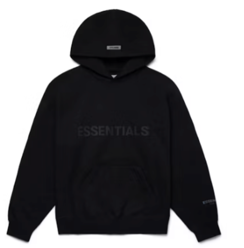 Fear of God Essentials Hoodie Stretch Limo/Black Sz XS (Defect)