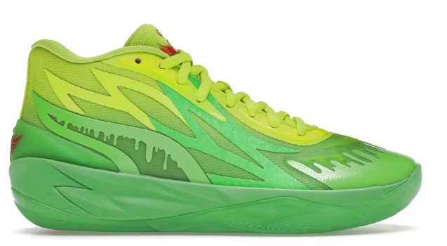 Puma LaMelo Ball MB.02 Nickelodeon Slime SZ 10.5 USED NO BOX