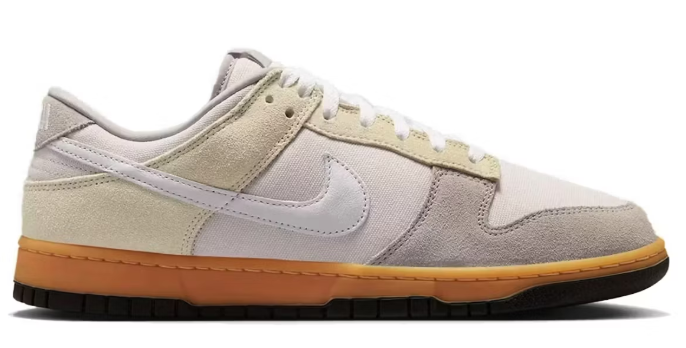 Nike Dunk Low Suede & Canvas SZ 10.5 MISSING LID