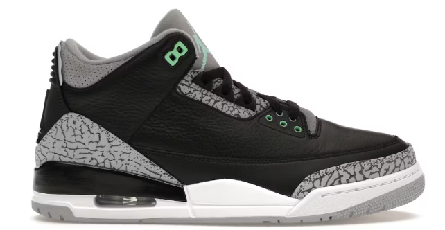 Jordan 3 Retro Green Glow SZ 11