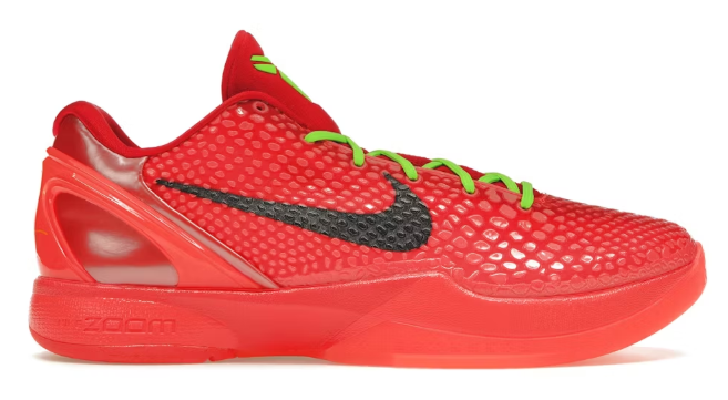 Nike Kobe 6 Protro Reverse Grinch SZ 9.5 USED
