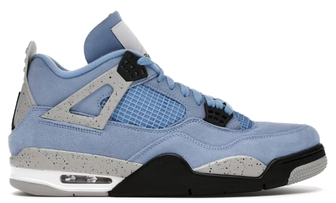 Jordan 4 Retro University Blue SZ 8 USED