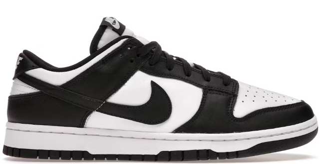 Nike Dunk Low Retro White Black Panda SZ 9.5 USED