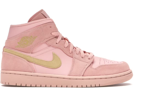 Jordan 1 Mid Coral Gold SZ 11.5 USED NO BOX