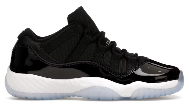 Jordan 11 Retro Low Space Jam (GS) SZ 4Y MISSING LID