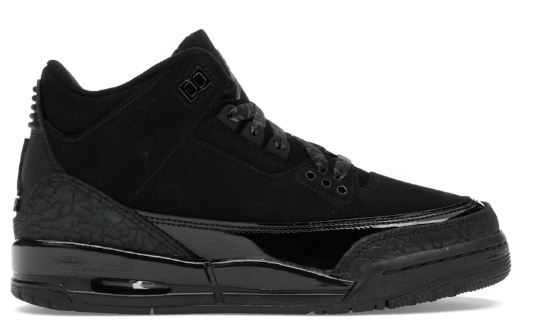 Jordan 3 Retro Black Cat (2025) (GS) SZ 6.5Y