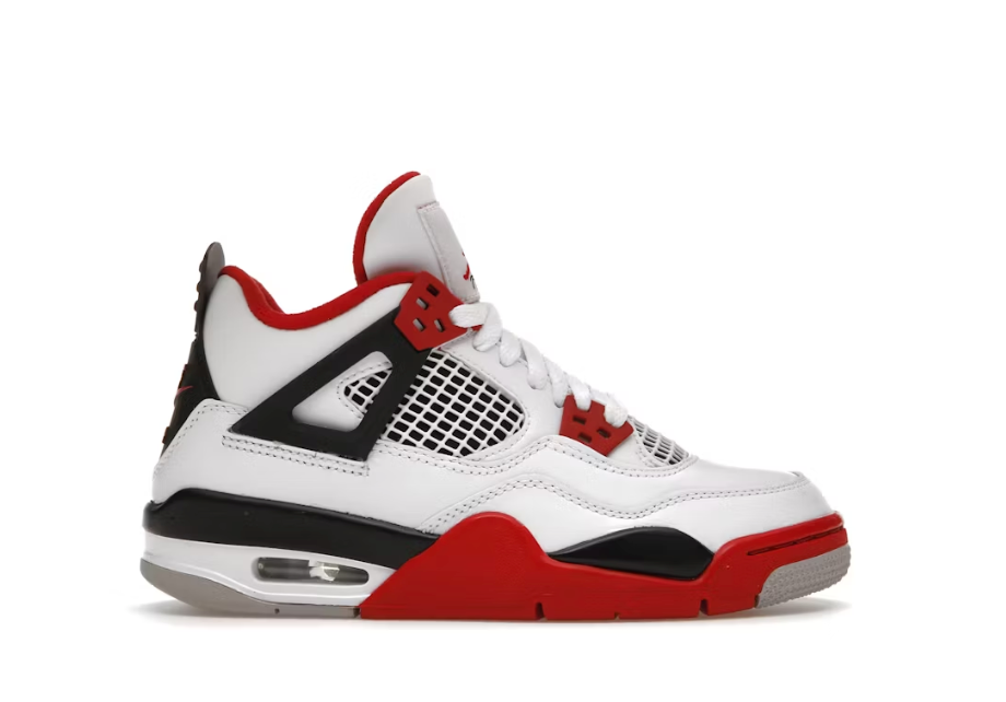 Jordan 4 Fire Red (GS) 5.5Y used no box