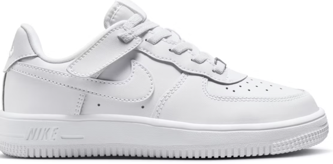 Nike Force 1 Low EasyOn Triple White (PS) SZ 8C