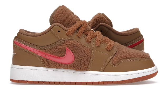 Jordan 1 Low Utility Teddy Bear (GS) SZ 7Y