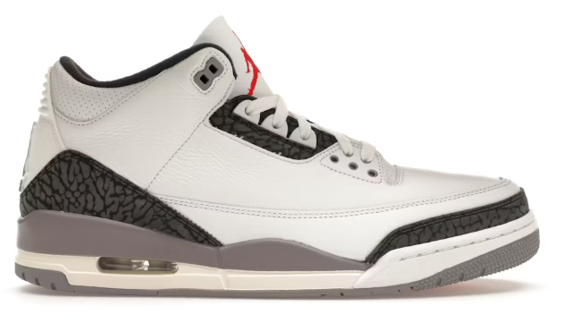 Jordan 3 Retro Cement Grey SZ 10 USED