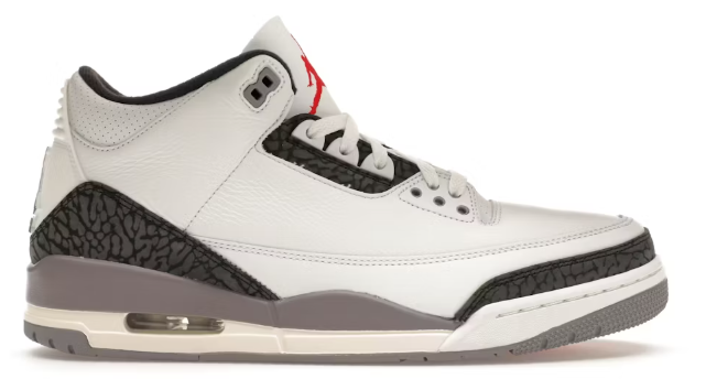 Jordan 3 Retro Cement Grey SZ 10.5 MISSING LID