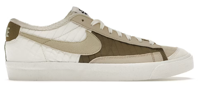 Nike Blazer 77 Low Premium Sail Brown Kelp Orange SZ 13