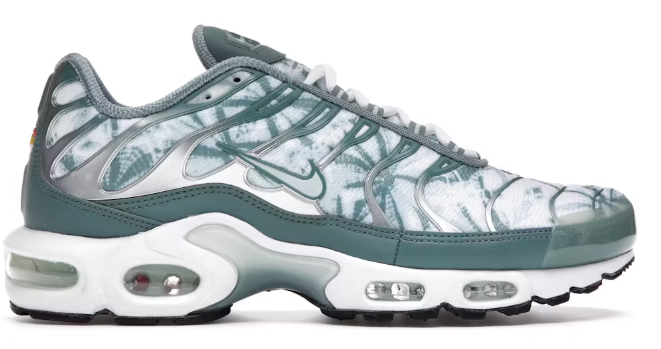 Nike Air Max Plus Palm Trees Green SZ 13 YELLOWING