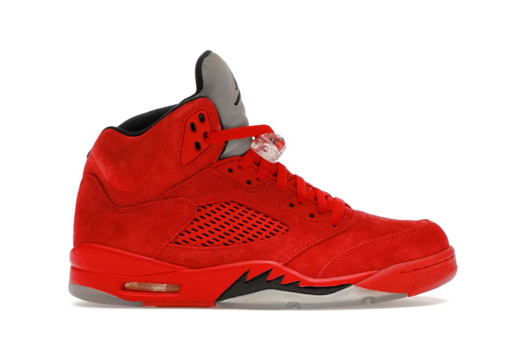 Jordan 5 Retro Red Suede Sz 8.5 USED