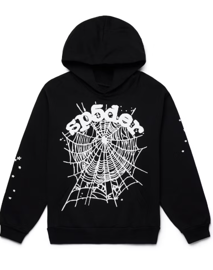 Sp5der OG Web Hoodie Black $300