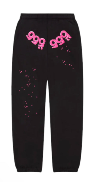 Sp5der Angel Number Sweatpant Black SZ S